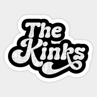 The Kinks  / Retro Faded Style Sticker